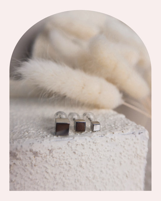 Orecchino Singolo Microcube
