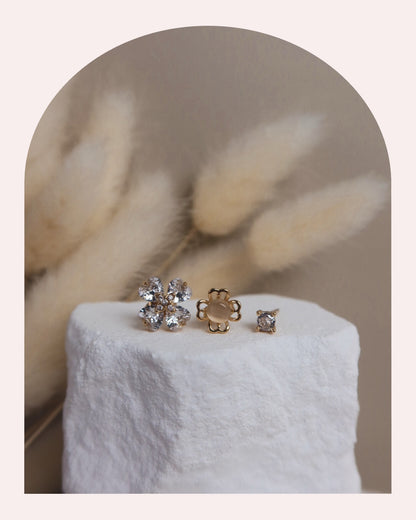 Set 3 Orecchini Bloom