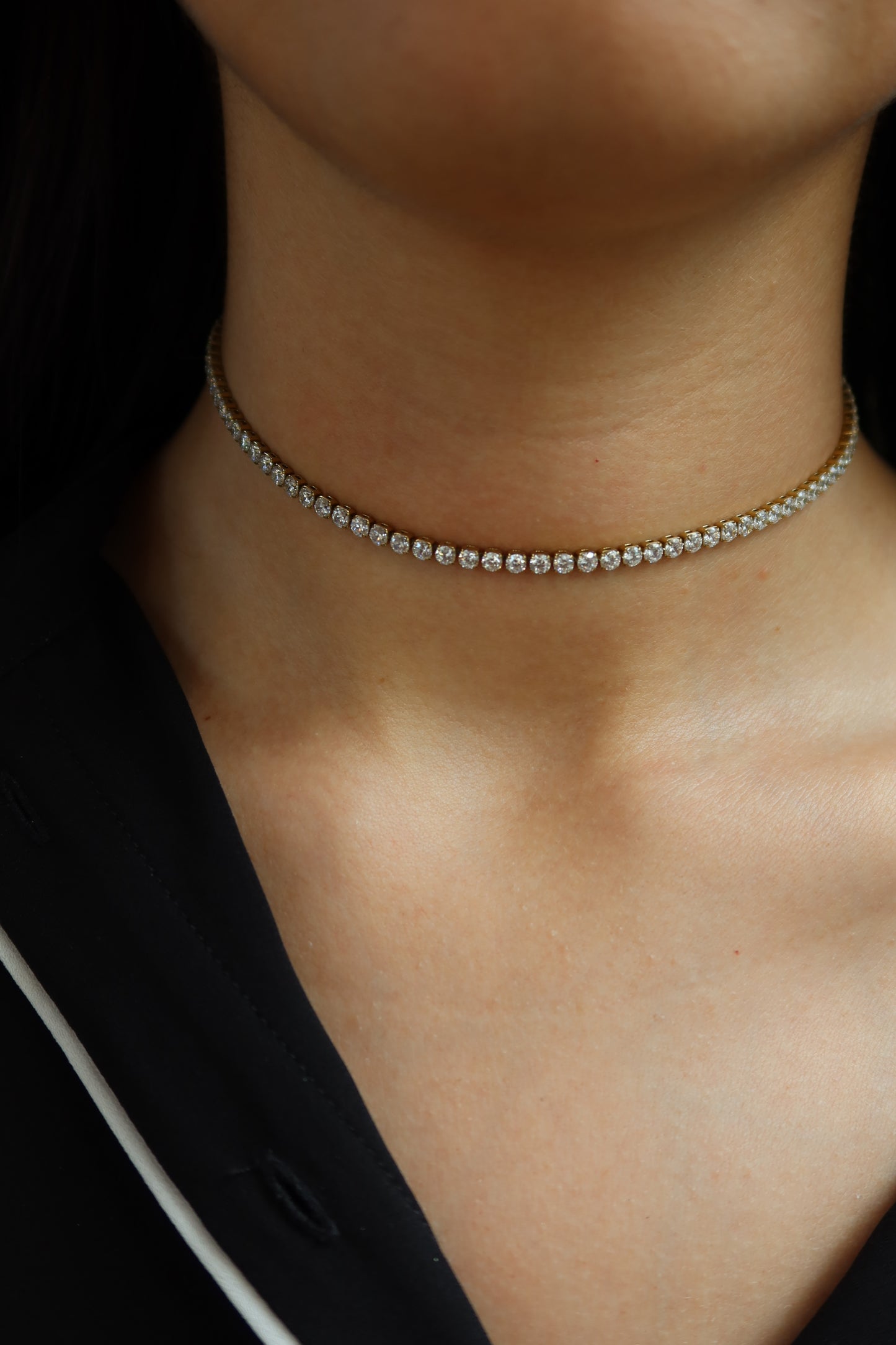 Collana Tennis con Cursore