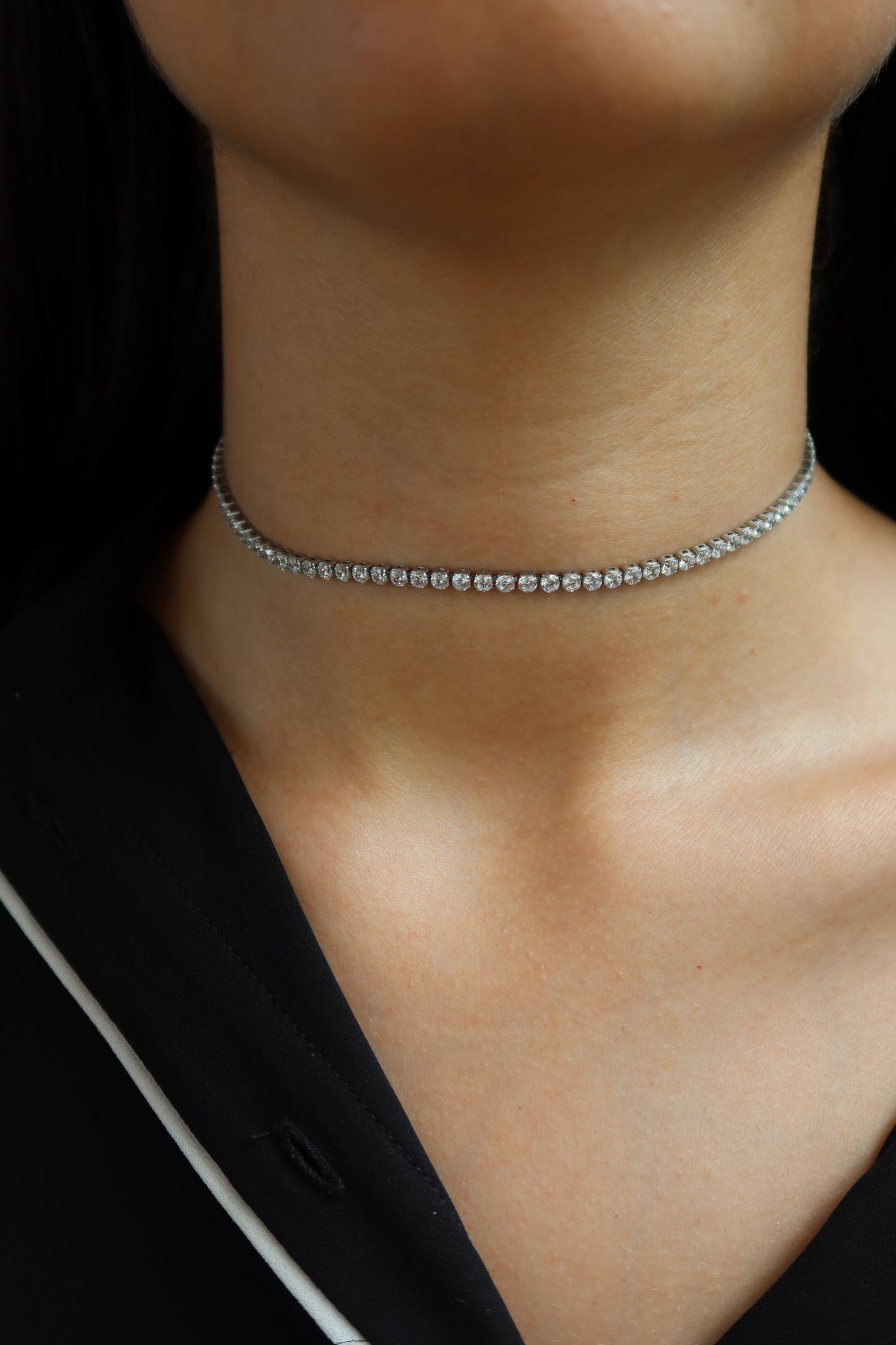 Collana Tennis con Cursore