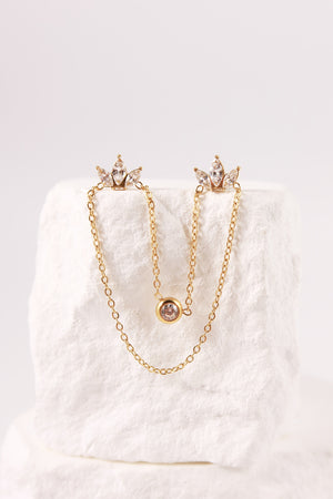 Orecchino Singolo Bling Lotus