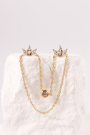 Orecchino Singolo Bling Lotus