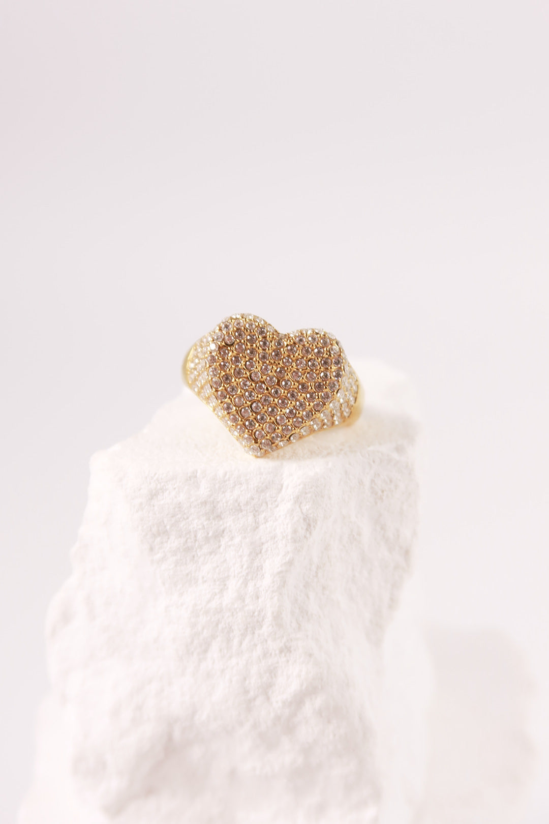 Anello Cuore Pavè
