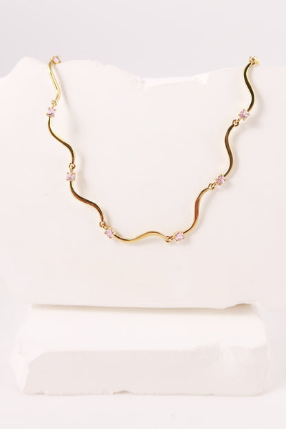 Collana Moovi Sparkle Rosa