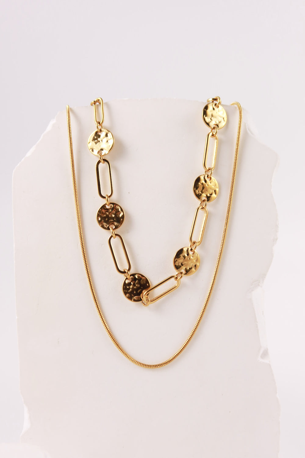 Collana Doppia Texture