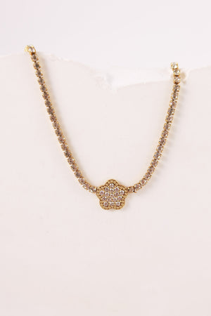 Collana Tennis Flower