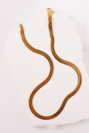 Collana Snake Piatta
