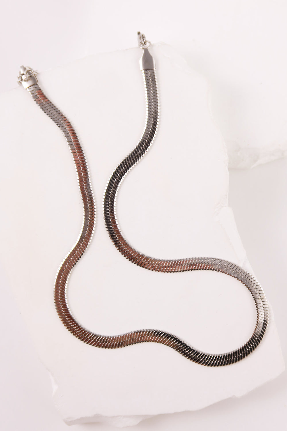 Collana Snake Piatta