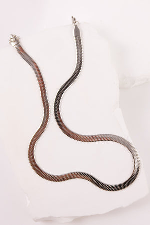 Collana Snake Piatta