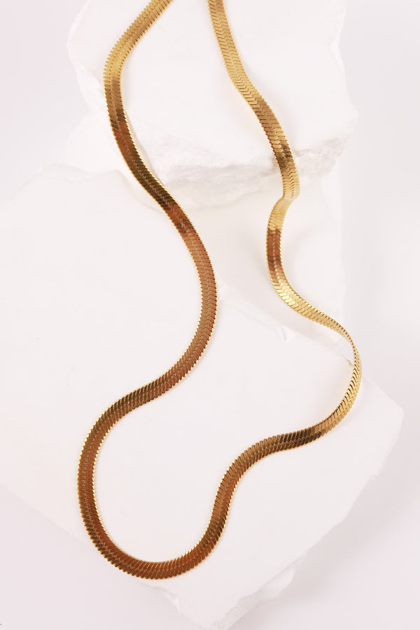 Collana Snake Piatta Lunga