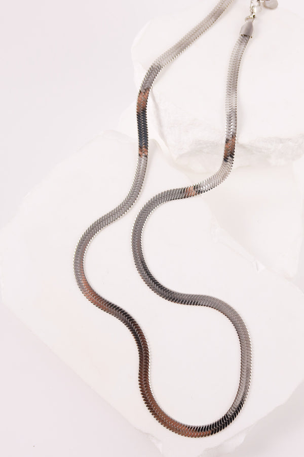 Collana Snake Piatta Lunga