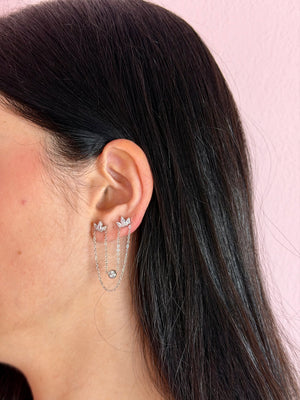 Orecchino Singolo Bling Lotus