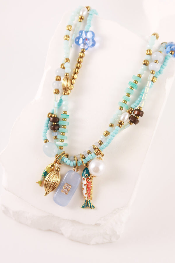 Collana Blue Reef