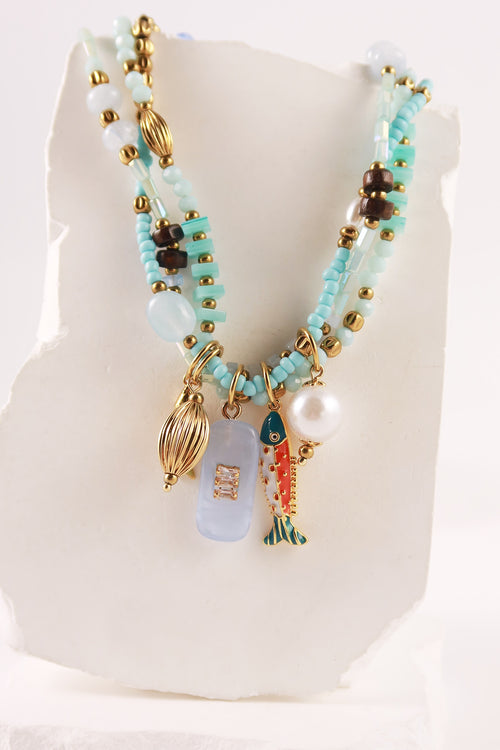 Collana Blue Reef