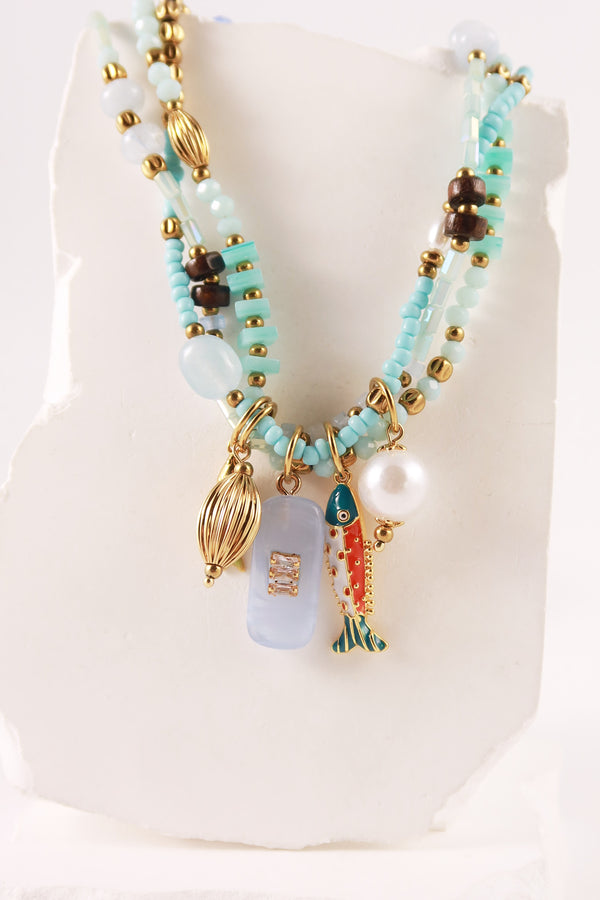 Collana Blue Reef