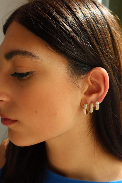 Orecchino Singolo Strass