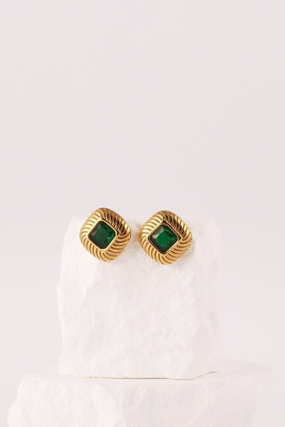 Orecchini Velvet Green