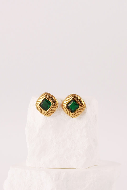 Orecchini Velvet Green