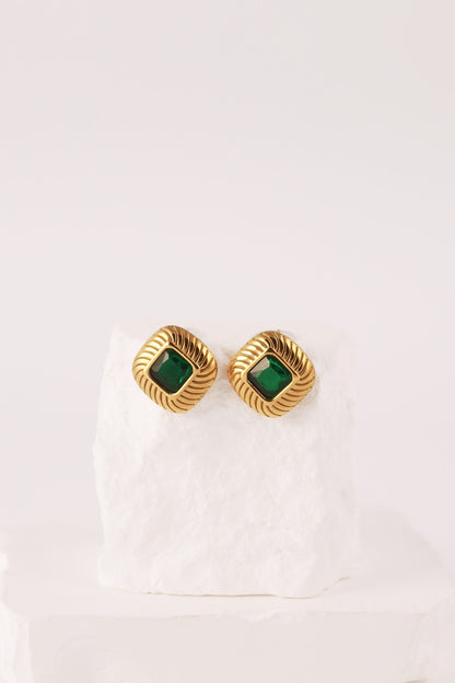 Orecchini Velvet Green