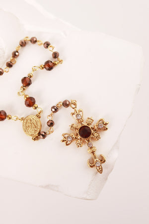 Collana Rosario Moka
