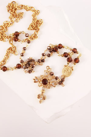 Collana Rosario Moka