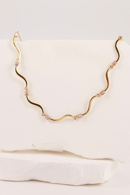 Collana Moovi Sparkle Rosa