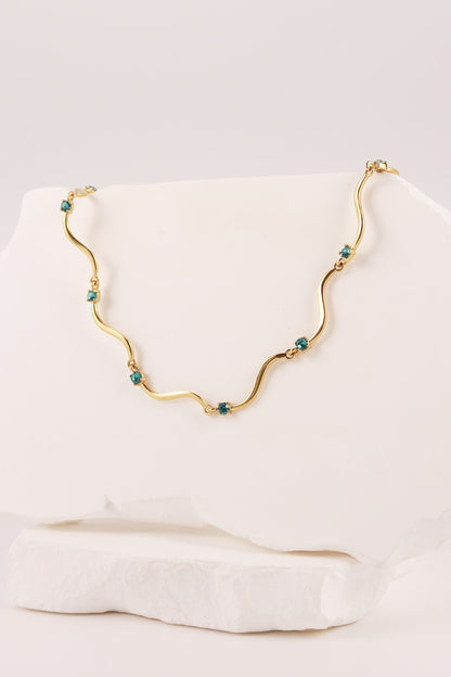 Collana Moovi Sparkle Turchese