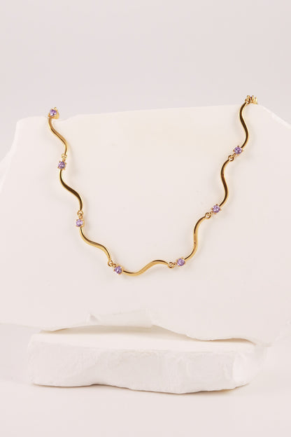 Collana Moovi Sparkle Lilla