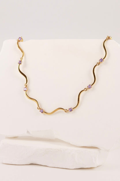 Collana Moovi Sparkle Lilla