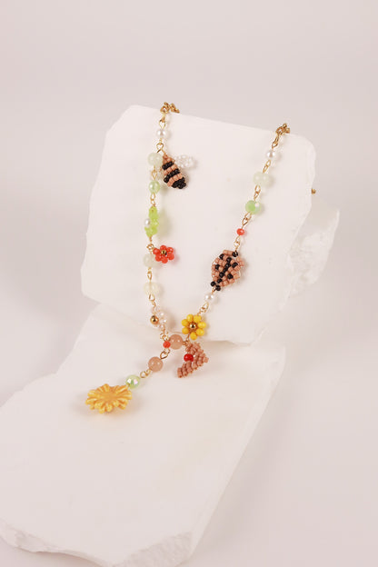 Collana Bee-Beige