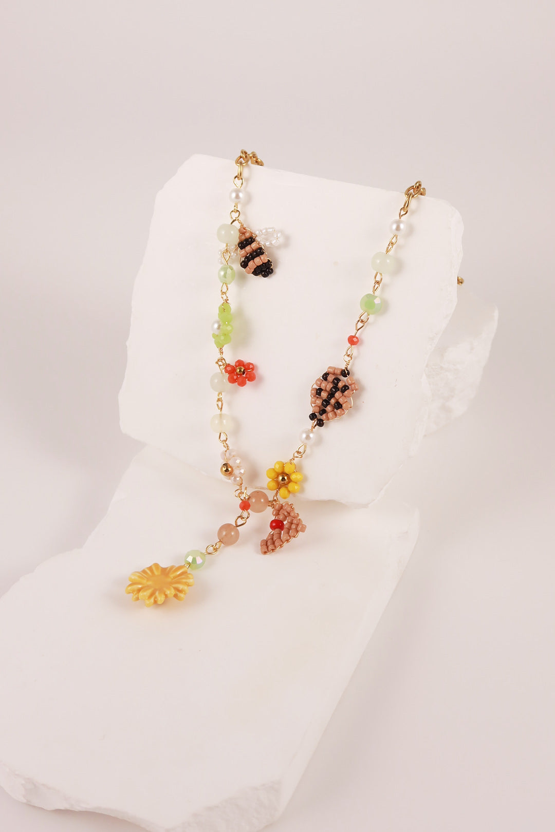 Collana Bee-Beige
