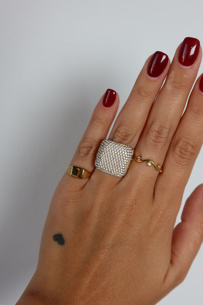 Anello Chevalier Quadratino
