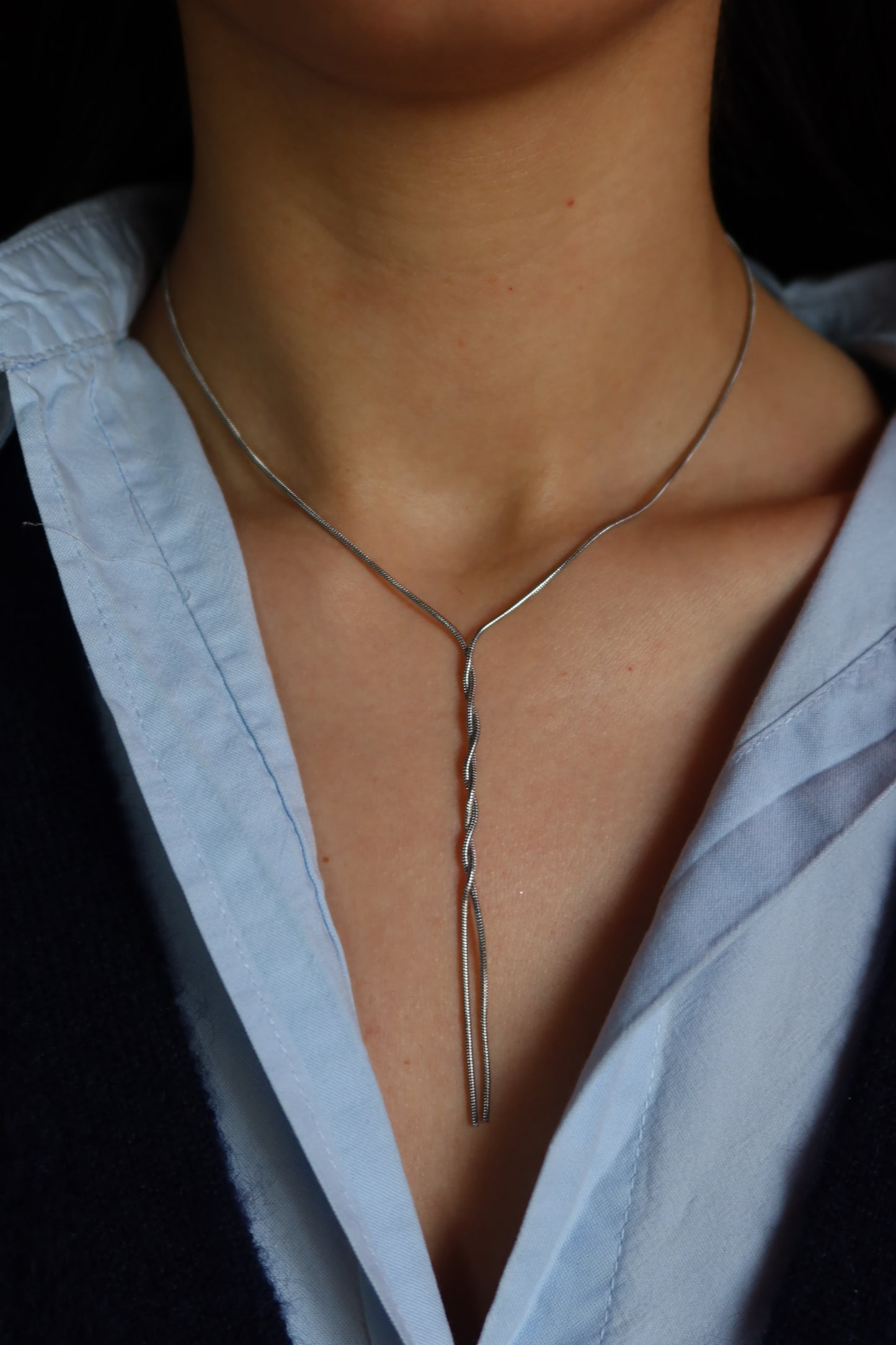 Collana Line Intrecciata