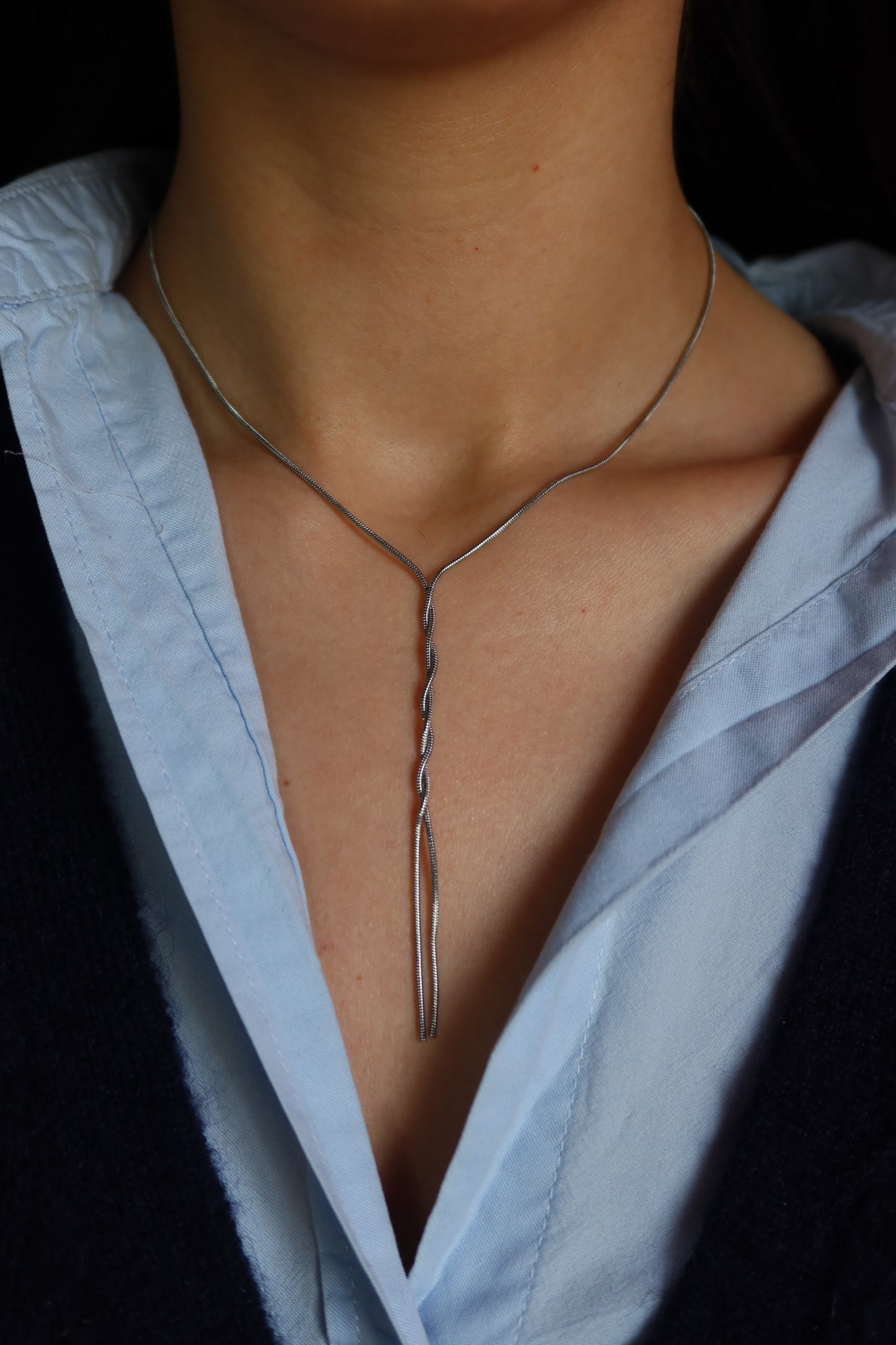 Collana Line Intrecciata