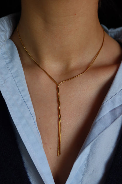 Collana Line Intrecciata