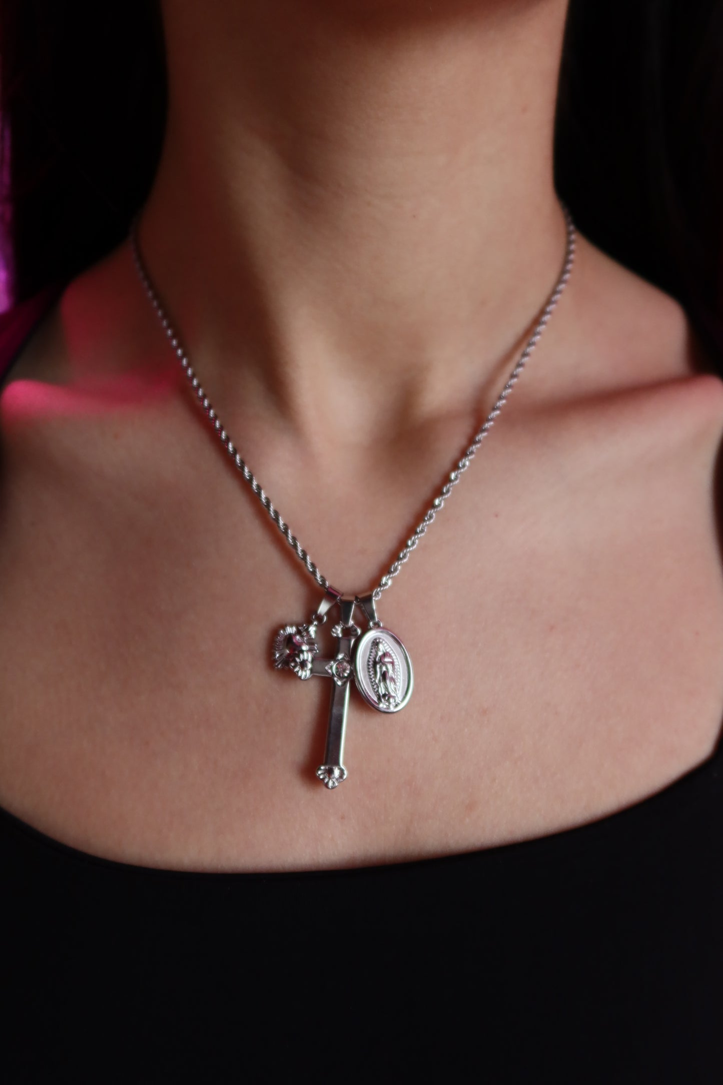 Collana Multicharm Faith