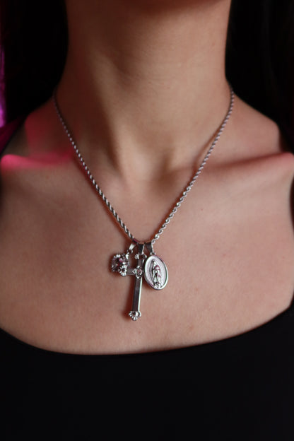 Collana Multicharm Faith