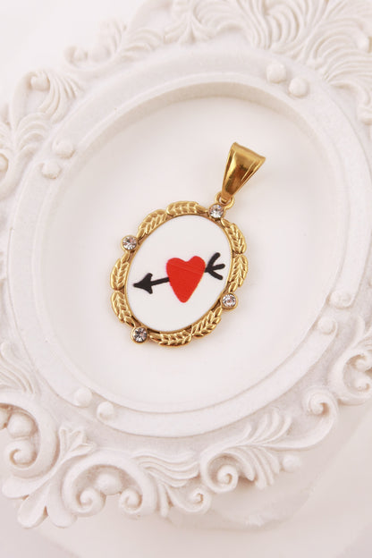 Charm Cuore Trafitto