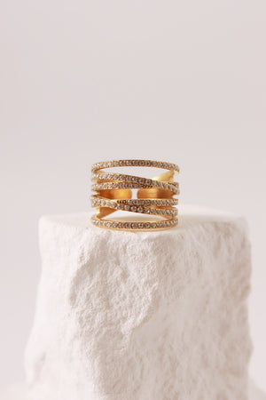 Anello Sparkling Cross