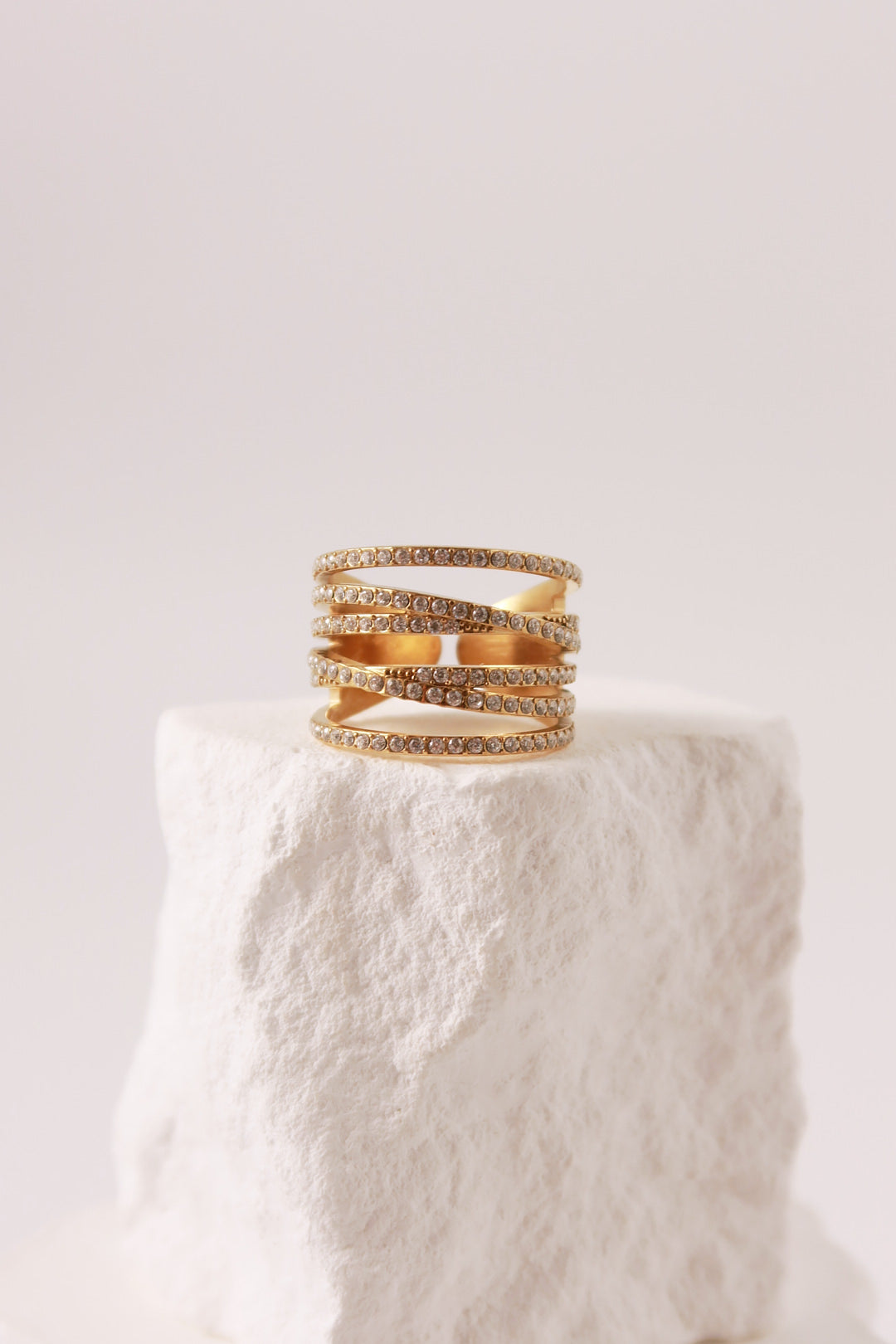 Anello Sparkling Cross