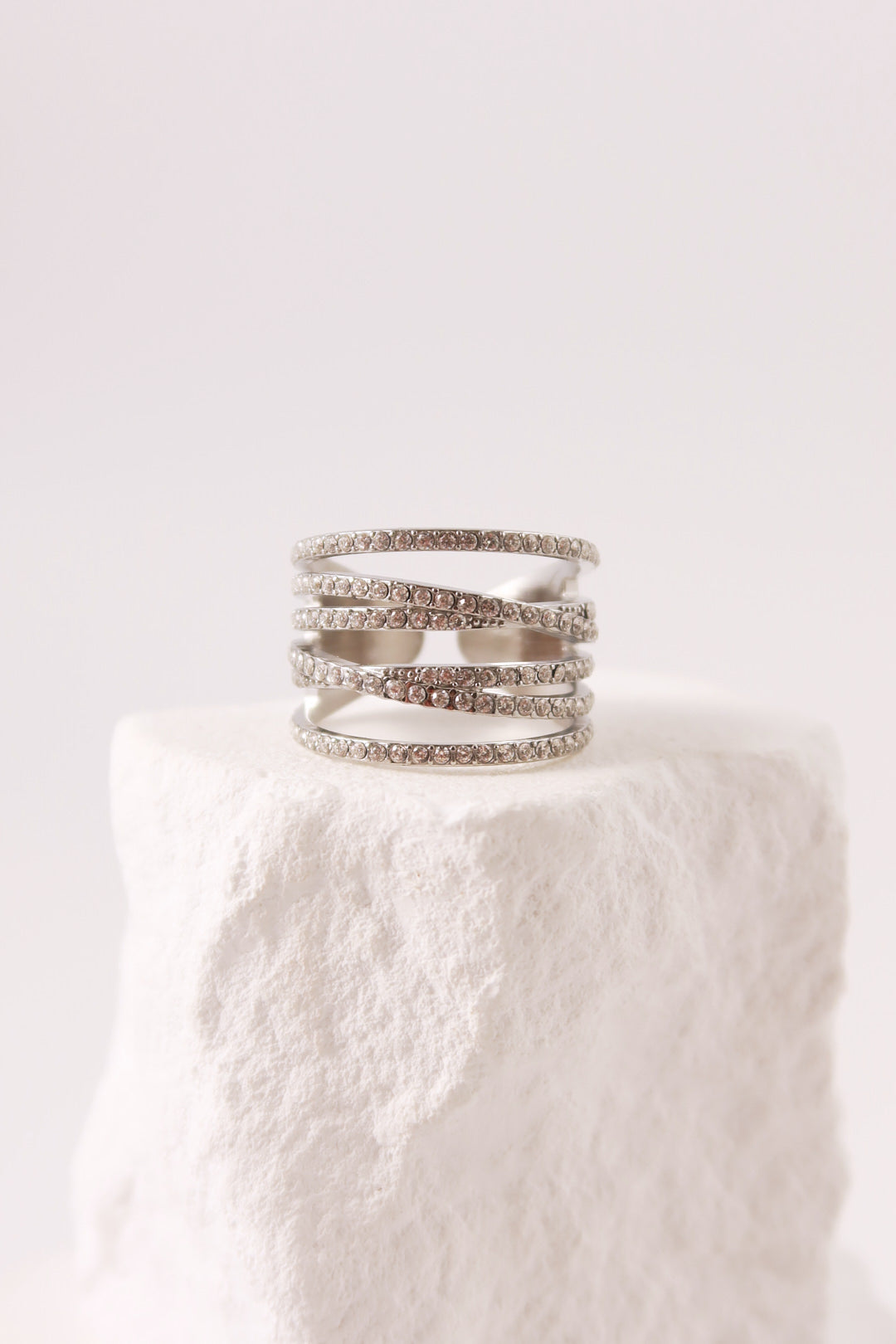 Anello Sparkling Cross