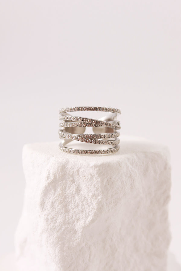 Anello Sparkling Cross
