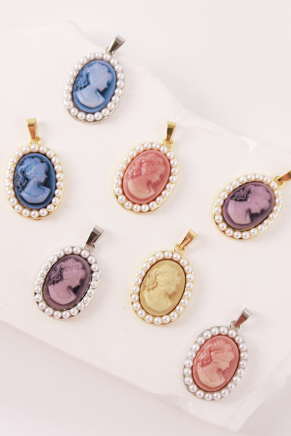 Charm Cammeo Vintage
