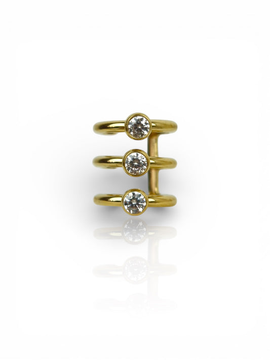 Earcuff Tre Punti Luce