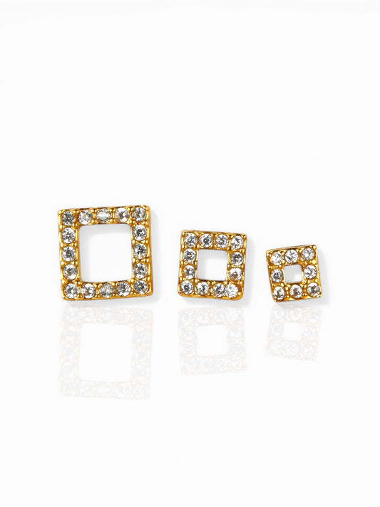 Set 3 Orecchini Frame