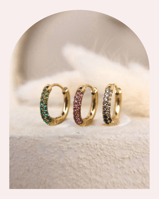 Orecchino Singolo Cerchietto Color