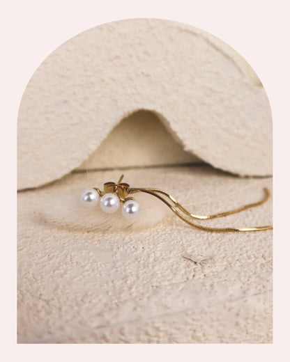 Orecchino Singolo Bianca