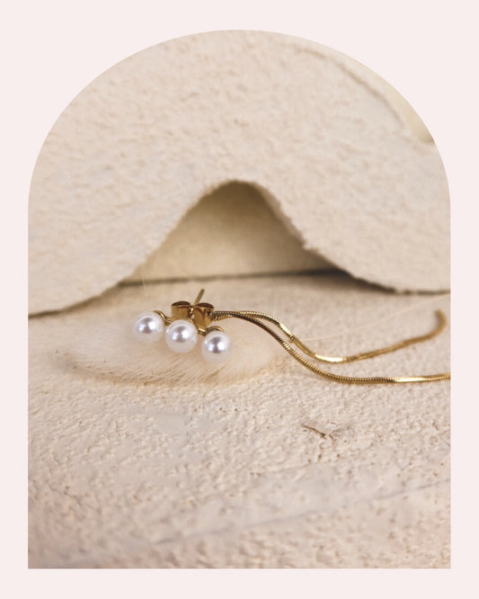 Orecchino Singolo Bianca