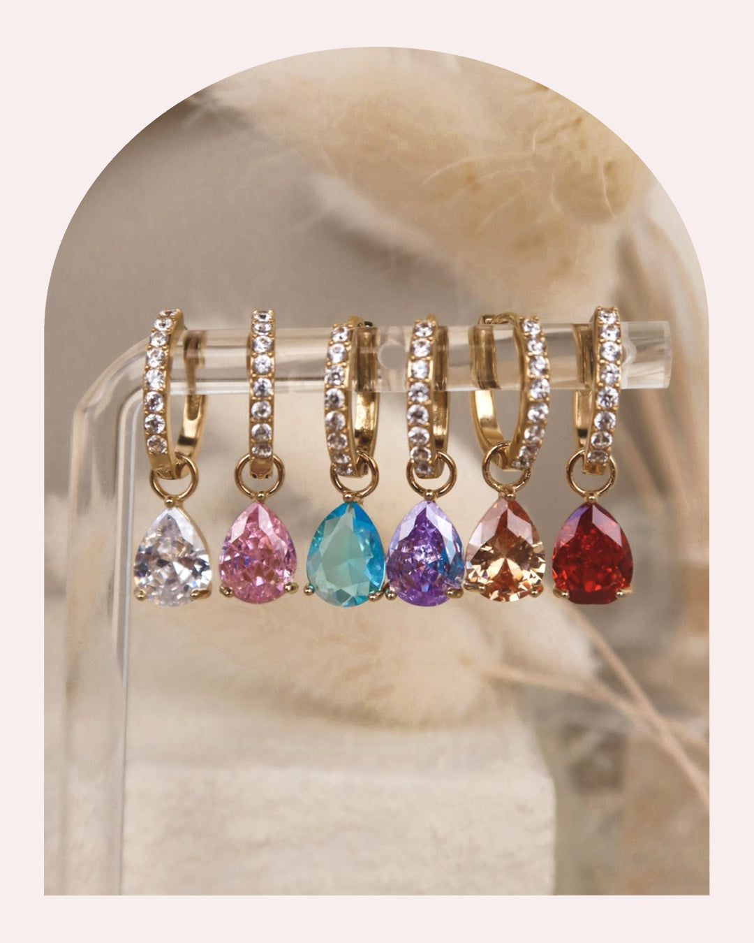 Orecchino Singolo Drop Color