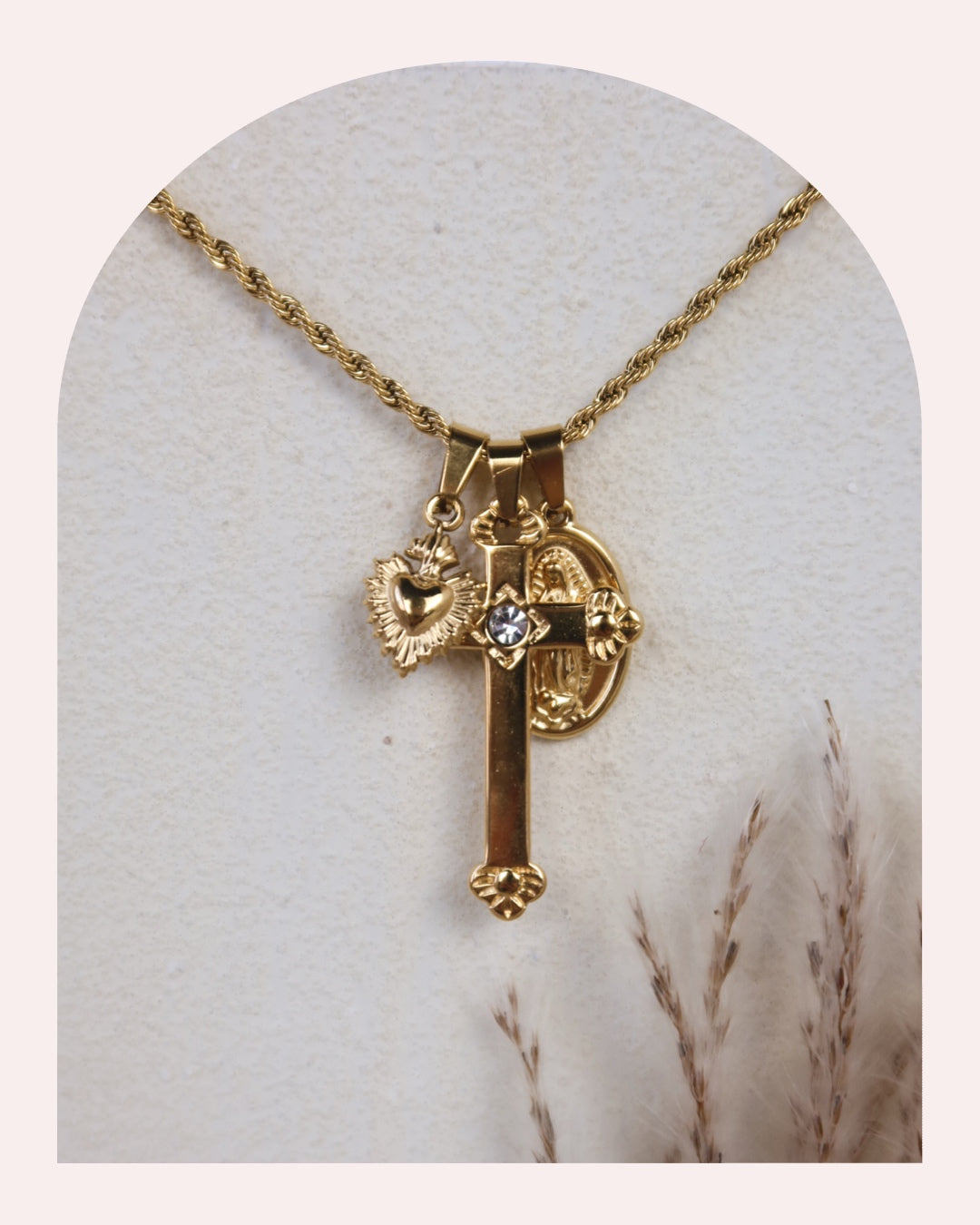 Collana Multicharm Faith